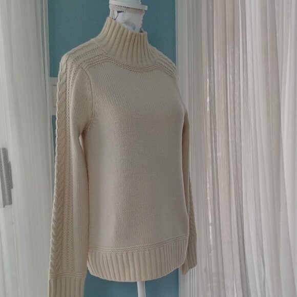 ROOTS Wool/Cashmere Blend Turtleneck Sweater - Picture 1 of 10